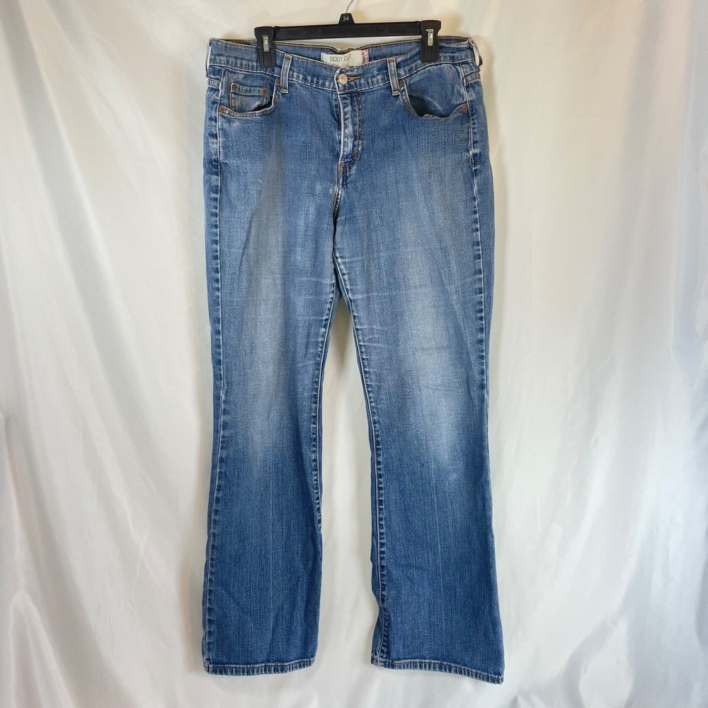 Levis 515 Womens Size 14L Bootcut Medium Wash Blue Denim Jeans